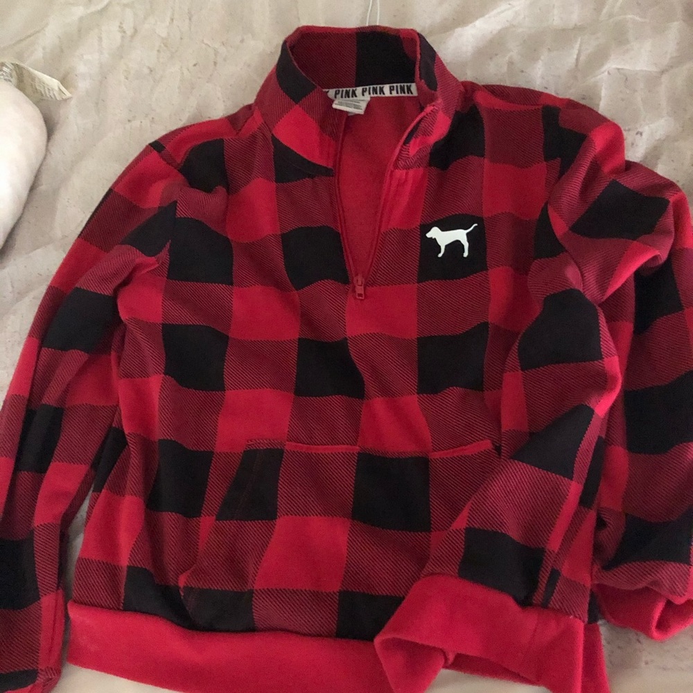 Victoria’s Secret PINk Half ZIP Sweatshirt